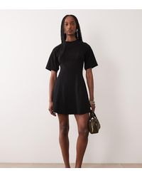 ASOS - Asos Design Tall Cinched Seam Detail Mini Dress - Lyst