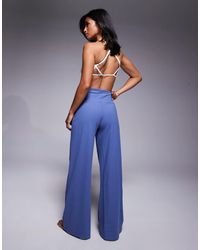4505 - Petite Icon High Waist Wide Leg Dance Pant - Lyst