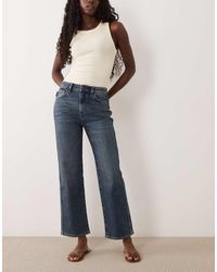 ASOS - Ankle Grazer Comfort Stretch Straight Leg Jeans - Lyst