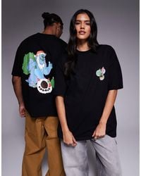 ASOS - Disney Pixar Christmas Unisex Oversized T-shirt With Monsters Inc. - Lyst
