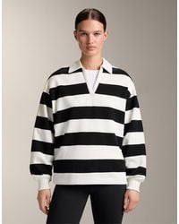 Oysho - Striped Piqué Polo Shirt With Cotton - Lyst