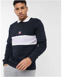 White Farah Mens Stanton Tipped Polo Shirt