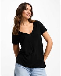 ASOS - Relaxed V-neck T-shirt - Lyst