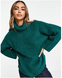 Cropped jumper with happy faces in ASOS Damen Kleidung Pullover & Strickjacken Pullover Crop Pullover 