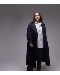 Mango - Curve Trench Coat - Lyst