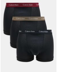 Calvin Klein - – 3er-pack unterhosen aus baumwoll-stretch - Lyst