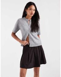Vero Moda - High Waisted Pleated Mini Skirt - Lyst