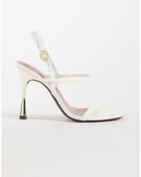 River Island - Strappy Heeled Sandals - Lyst