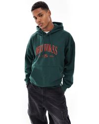 Only & Sons - Oversized Hoodie With Ohio Print - Lyst