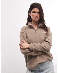 The North Face - Glacier Fleece 1/4 Zip Jacket - Lyst