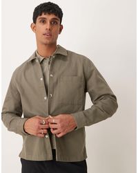 New Look - – hemdjacke aus twill - Lyst