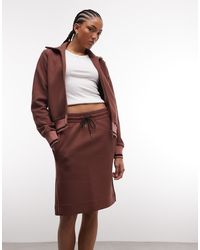 Rains - 41050 Downtime Co-ord Knitted Logo Drawstring Skirt - Lyst