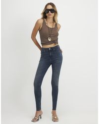 River Island - Mid Rise Sculpt Skinny Jeans - Lyst