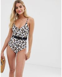 new look snakeskin swimsuit
