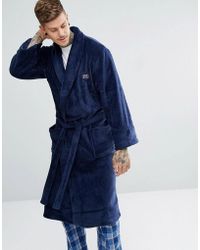 Men's Clothing Mens Ben Sherman Henry Fleece Dressing Gown In Black Shawl  Collar Belt Clothes, Shoes & Accessories knbd.sk