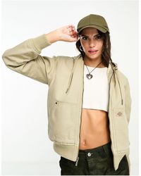 Dickies - Duck Canvas Sherpa Lined Jacket With Hood - Lyst