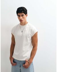 ASOS - Heavyweight Regular Fit T-shirt With Cap Sleeve - Lyst