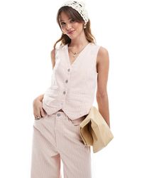 Object - Denim Waistcoat Co-ord - Lyst