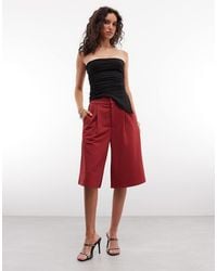 ASOS - Slinky Twill Tailored Bermuda Shorts - Lyst