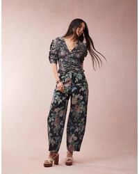 ASOS - V Neck Tea Blouse - Lyst