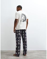Chelsea Peers - Men's Pyjama T-shirt And Pants Set - Lyst