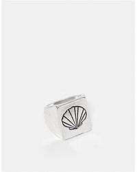 Reclaimed (vintage) - Unisex Doodly Shell Ring - Lyst