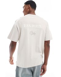 Jack & Jones - – schweres super-oversize-t-shirt - Lyst