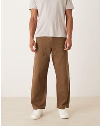 ASOS - Loose Straight Carpenter Trousers - Lyst