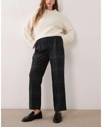 Barbour - Delilah Straight Leg Tartan Check Trousers - Lyst