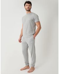 Threadbare - Cotton Blend Script Logo Lounge Set - Lyst