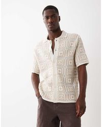 Only & Sons - Gehaakt Ruimvallend Overhemd - Lyst