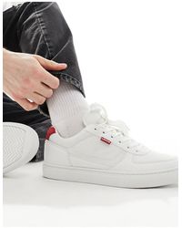 Levi's - Liam Leather Sneakers With Red Backtab - Lyst