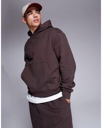 ASOS - – premium – schwerer oversize-kapuzenpullover - Lyst