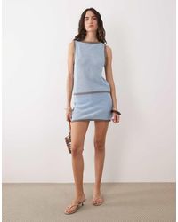 ASOS - Knitted Crochet Skort Co-ord - Lyst