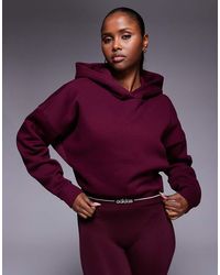 adidas Originals - Adidas Training Hyperglam Linear Hoodie - Lyst