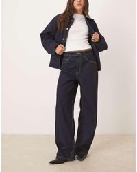 Mango - Charlot 100% Cotton Barrel Jean - Lyst