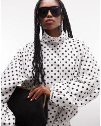 CERNUCCI - Jacket-Co-Ord Met Polkadot En Opstaande Kraag - Lyst