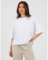 Brave Soul - Boxy Oversized Short Sleeve T-Shirt - Lyst