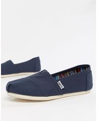 toms plates blanches