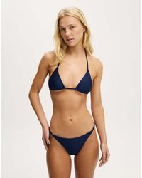 Cotton On - Micro String Triangle Bikini Top - Lyst