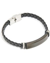 Lovisa - Bracciale Da Uomo A Fascia Intrecciata Nera - Lyst