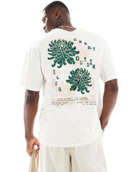 Jack & Jones - T-shirt oversize avec imprimé great outdoors au dos - clair - Lyst