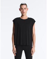 Oysho - Modal Blend Sleeveless T-shirt - Lyst