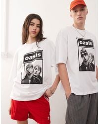 Collusion - Unisex - t-shirt coupe skateur avec imprimé oasis officiel - Lyst