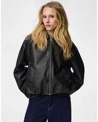 Pieces - Bomber Jacket - Lyst