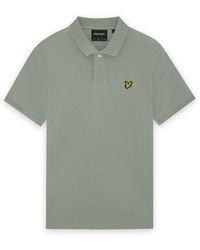 Lyle & Scott - Ss Polo Shirts Jacquard Collar Polo Shirt - Lyst
