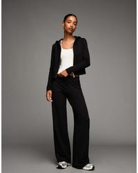 Bershka - – flauschige hose aus jersey - Lyst