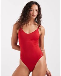 Nike - Nike V-neck Swimsuit - Lyst