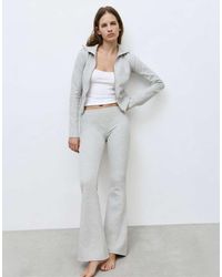Pull&Bear - Flare-Broek Met Interlocknaden - Lyst