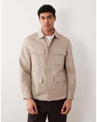 Mango - 100% Cotton Pocket Detail Jacket - Lyst
